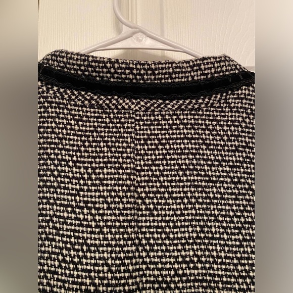 Jones Studio Separates Blazer Jacket Fully Lined Black-Gray Checks Size 14 - Picture 6 of 7